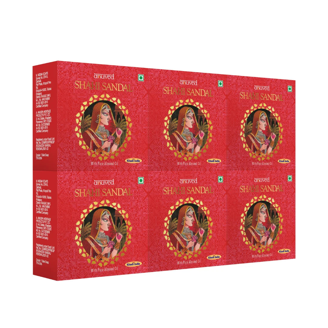 Anuved Shahi Sandal [Chandan] Soap - 125g