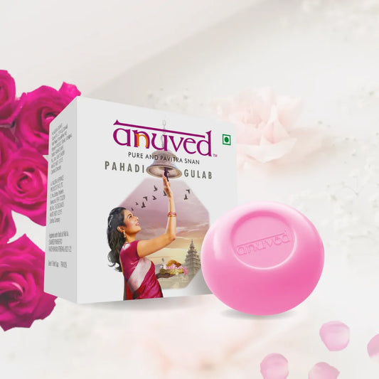 Anuved Pahadi Gulab [Rose] Soap - 125g each