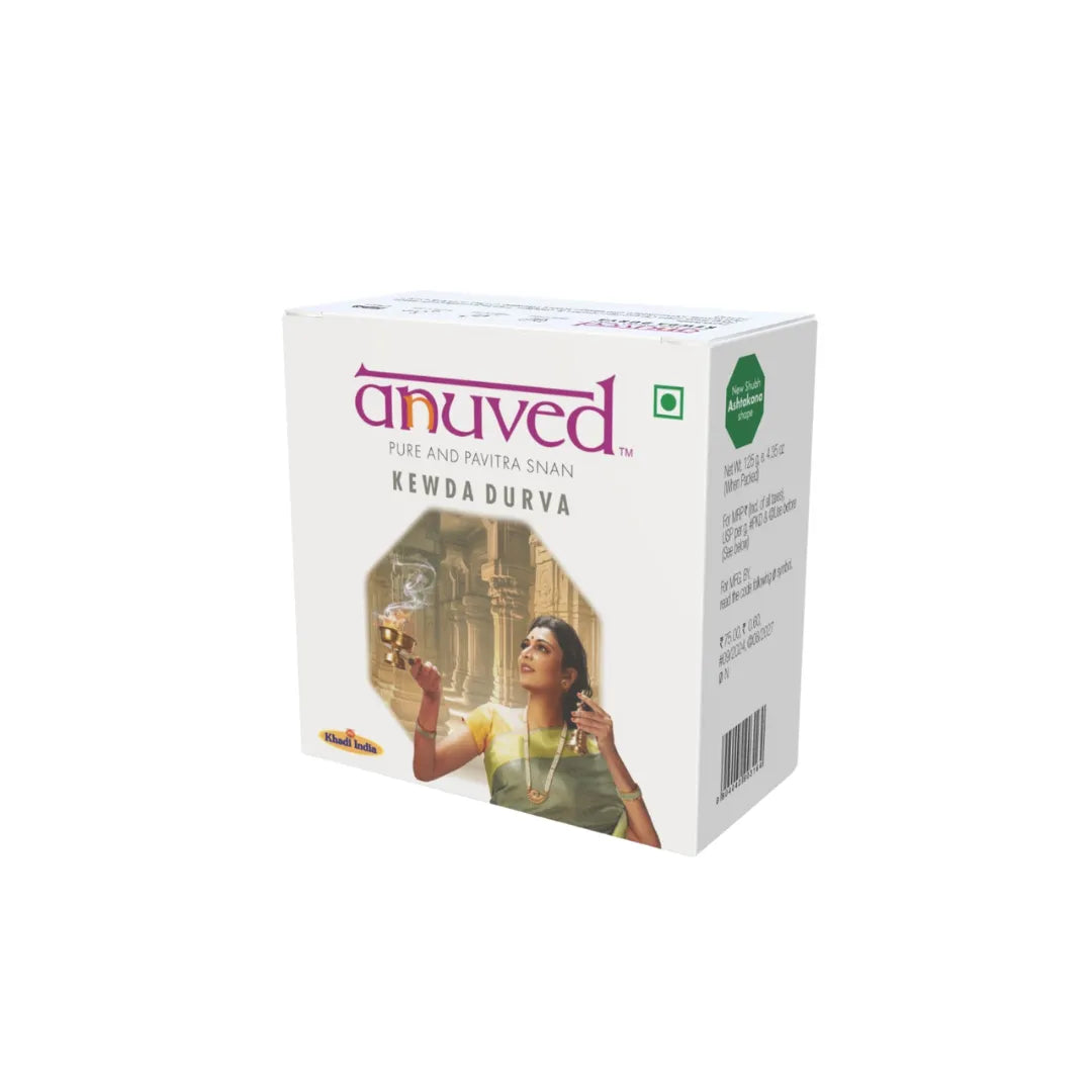 Anuved Kewda Durva [Fragrant Screw Pine] Soap - 125g