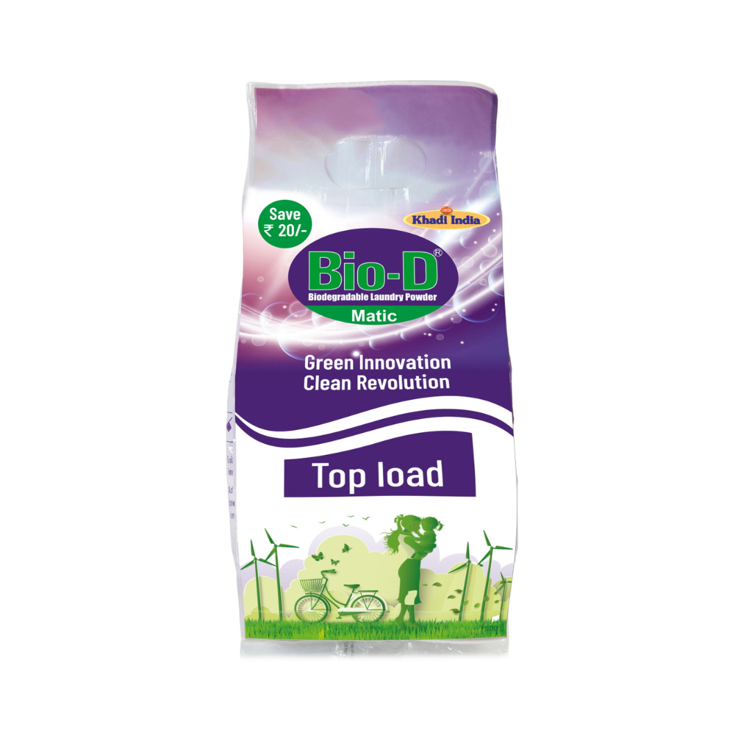 Bio-D Matic Top Load Laundry Powder - 500 g (Pack of 1)