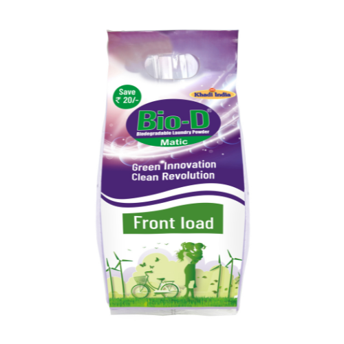 Bio-D Matic Front Load Laundry Powder(Pack of 3) - 500g X 3N