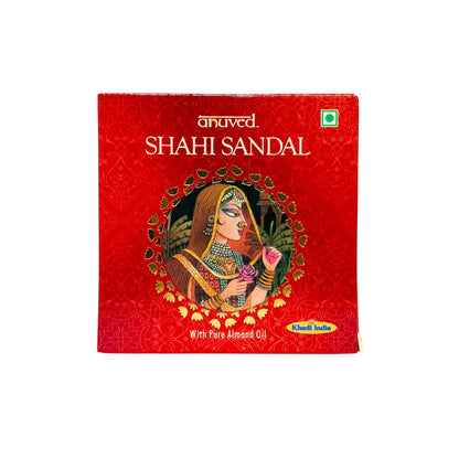 Anuved Shahi Range of Shahi Honey Rose, Shahi Khus [Vetiver] & Shahi Sandal Soap – 125g each (Pack of 3)