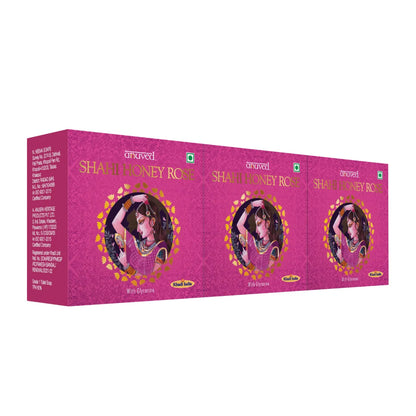 Anuved Shahi Honey Rose Bathing Bar - 125g each