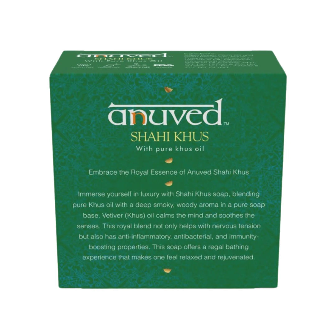 Anuved Shahi Khus [Vetiver] Soap - 125g