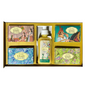 Anuspa Handcrafted Khadi Gift Set includes Shahi Khus, Shahi Sandal, Tea Tree, Ocean Blue and Sulphate Free Handwash.