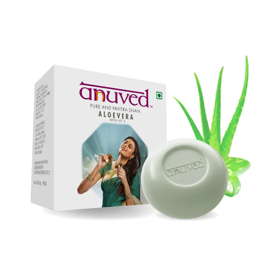 Anuved Aloe Vera Soap with Vitamin E Soap - 125g