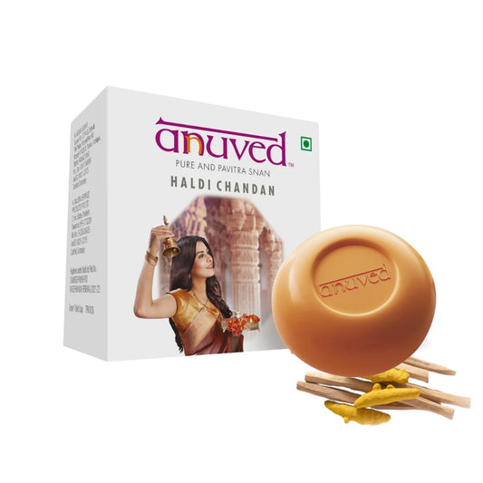 Anuved Haldi Chandan Soap - 125g