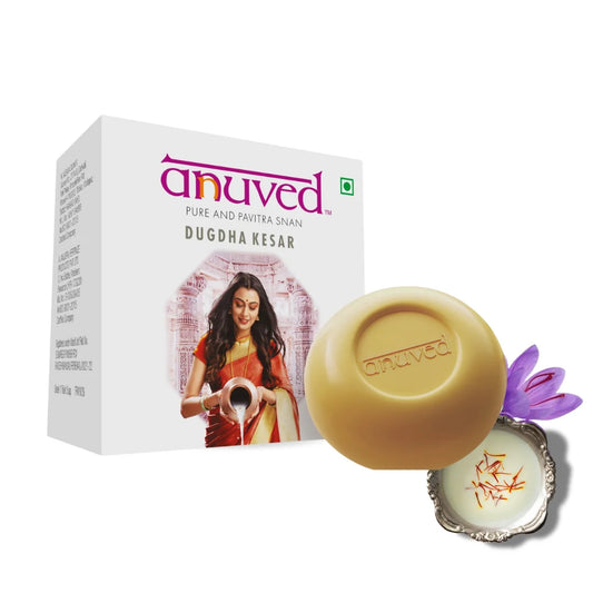 Anuved Dugdha Kesar [Saffron] Soap - 125g