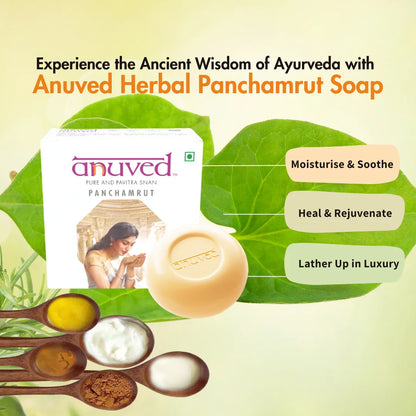 Anuved Panchamrut Soap - 125g