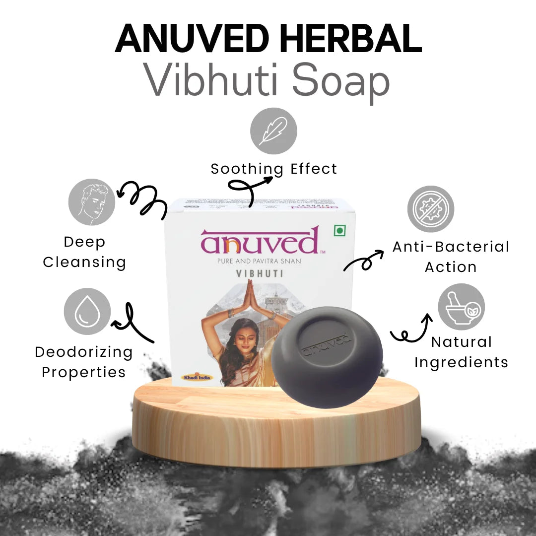 Anuved Vibhuti Soap - 125g