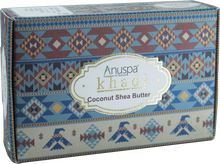Load image into Gallery viewer, Anuspa Khadi Handcrafted Herbal Coconut Shea Butter Soap for skin hydration 125gms each (Pack of 6)
