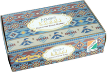 Load image into Gallery viewer, Anuspa Khadi Handcrafted Herbal Coconut Shea Butter Soap for skin hydration 125gms each (Pack of 6)
