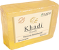 Anuspa Handcrafted Herbal Khadi Earth Turmeric Sandalwood Bathing Bar to rejuvenate the skin 125gms