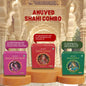 Anuved Shahi Range of Shahi Honey Rose, Shahi Khus [Vetiver] & Shahi Sandal Soap – 125g each (Pack of 3)