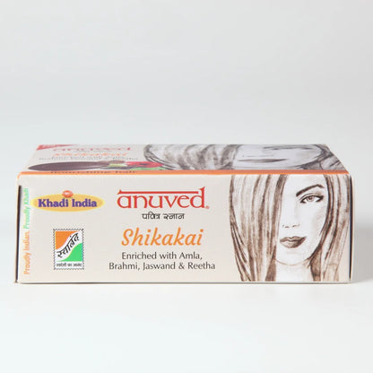 Anuved Shikakai Soap for Hair Care - 100g each (Pack of 3)