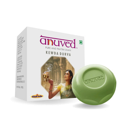 Anuved Kewda Durva [Fragrant Screw Pine] Soap - 125g each