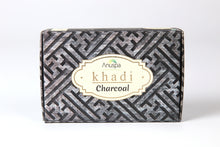 Load image into Gallery viewer, Anuspa Khadi Handcrafted Herbal Charcoal Soap for smoother &amp; brighter look 125gms (Pack of 6)
