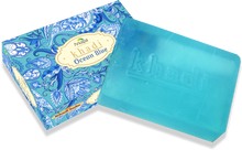 Load image into Gallery viewer, Anuspa Khadi Handcrafted Herbal Ocean Blue Soap for hydration 125gms each (Pack of 6)

