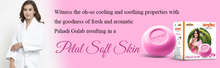 Load image into Gallery viewer, Anuved Herbal Pahadi Gulab [Rose] Soap enriched with Rishikesh Gangajal and pure Rose Water for cooling, toning &amp; hydrating your skin into a glowing, soft, petal-like skin 125gms each (Pack of 6)
